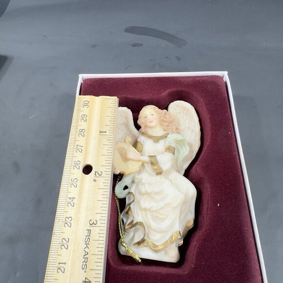1994 Seraphim Classics Lydia Winged Poet Gymbeline Peacemaker Ornament New Box - Picture 3 of 9